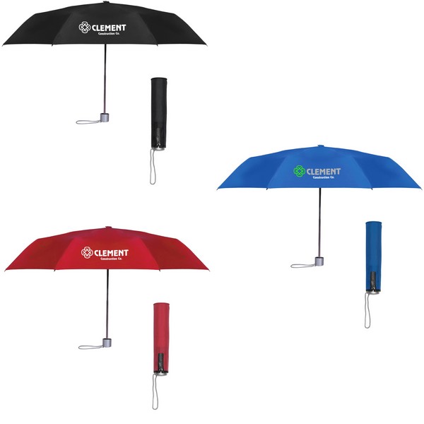 HH4032 42 Arc Trendy Telescopic Folding Umbrella With Custom Imprint